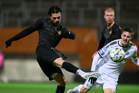 GAISs William Milovanovic och Utsiktens Erik Westermark