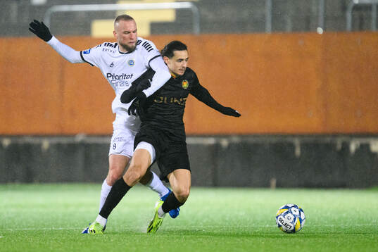 Utsiktens Alexander Faltsetas och GAISs Amin Boudri