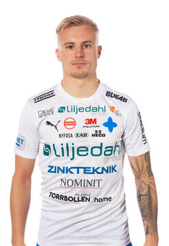 Värnamos Viktor Bergh poserar för ett porträtt den 14 mars 2024 i Värnamo.