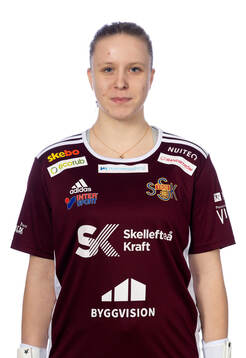 Sunnanås Carolina Larsson poserar för ett porträtt den 14 mars 2024 i Skellefteå.