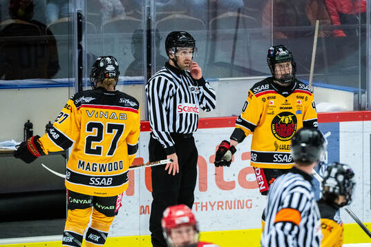 Luleås Jaycee Magwood och Noora Tulus