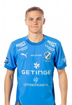 Halmstads Gustav Friberg poserar för ett porträtt den 15 mars 2024 i Halmstad.