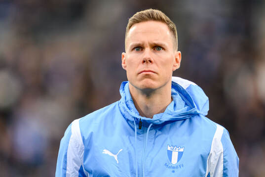 Malmö FFs Niklas Moisander vid lineup