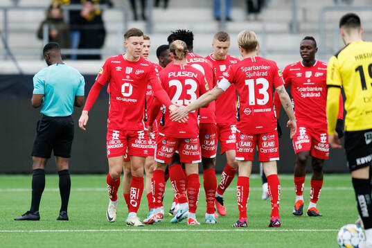 Elfsborgs spelare jublar