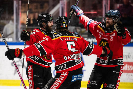 Luleås Jack Connolly jublar