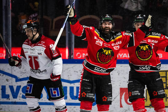 Luleås Jack Connolly jublar