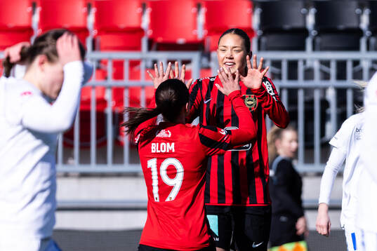 Brommapojkarnas Vera Blom jublar