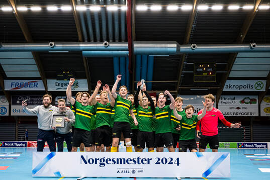 Players of NTNUI celebrates