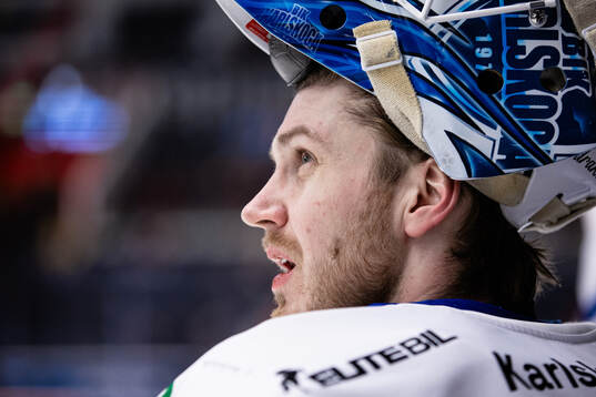 Karlskogas målvakt Marcus Hellgren Smed