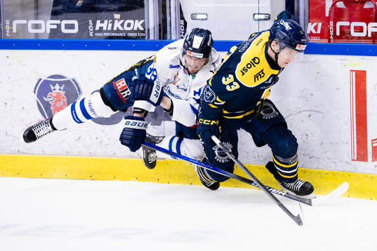 Karlskogas Jesper Kokkonen och Södertäljes Filiph Engsund