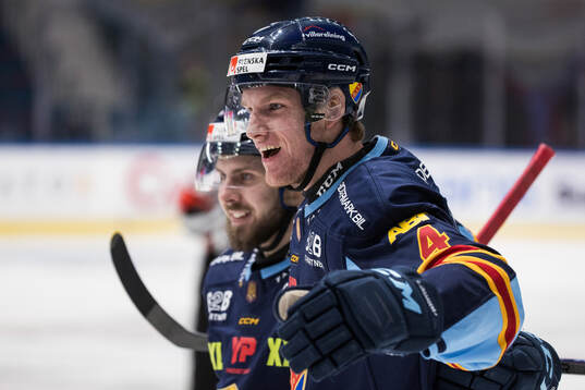 Djurgårdens Edvin Hammarlund jublar