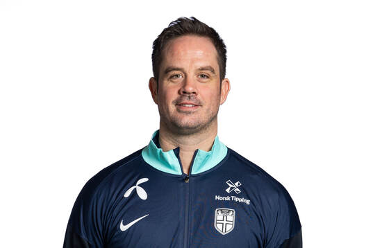 Terje Skeie, content producer of the Norwegian national football team, poses for a portrait