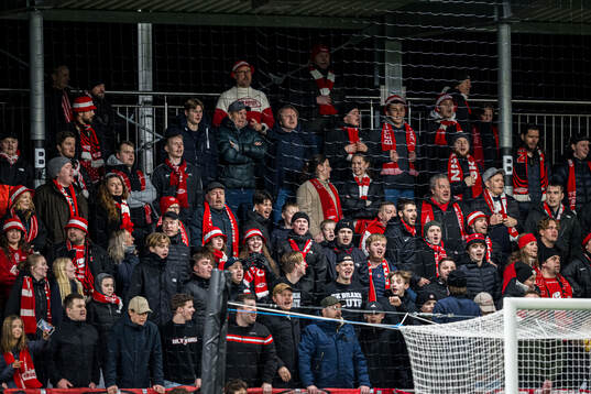 Spectators in the stands
