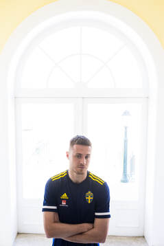 Mattias Svanberg of the Swedish men's national football team