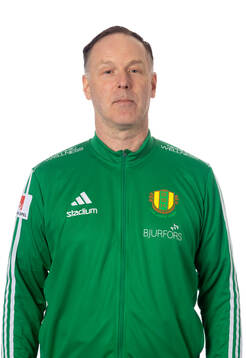 Bollstanäs Målvaktstränare Mikael Svensson poserar för ett porträtt den 20 mars 2024 i Bollstanäs.