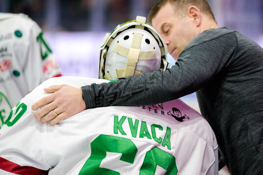 Rögles målvakt Petr Kvaca