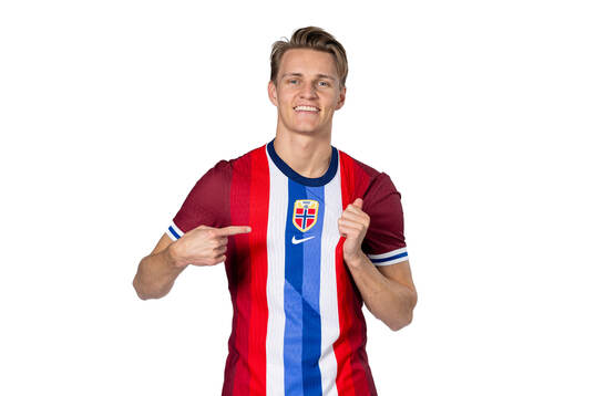 Martin Ødegaard of the Norwegian national football team