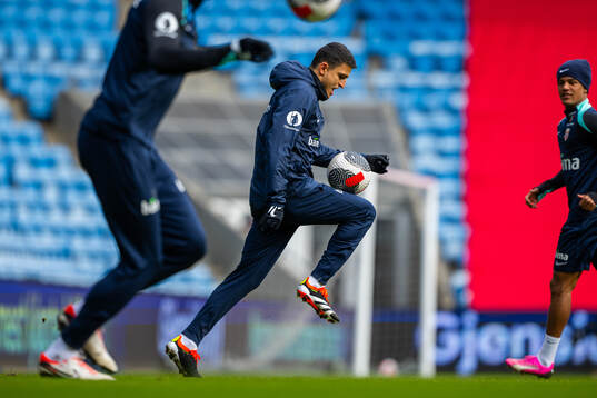 Mohamed Elyounoussi of the Norwegian national football team