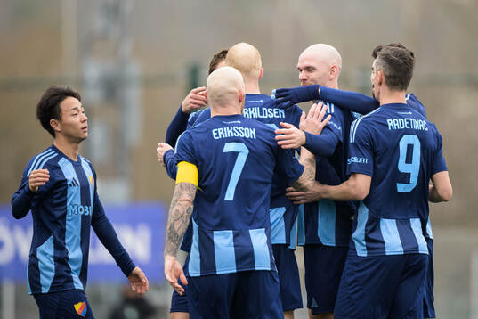 Djurgårdens Keita Kosugi, Magnus Eriksson, Marcus