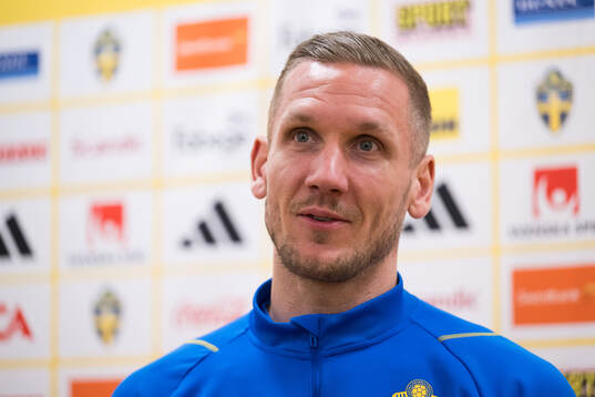 Goalkeeper Robin Olsen of Sweden of the Swedish men's