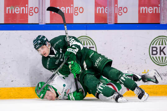 Rögles Anton Bengtsson och Färjestads Joel Nyström
