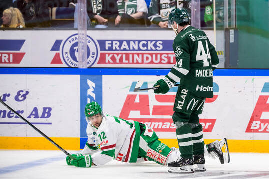 Rögles Daniel Zaar och Färjestads Jonathan Andersson