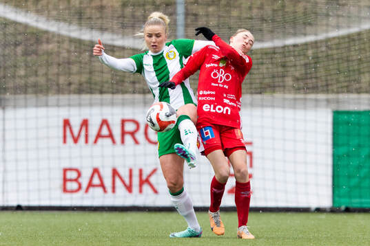 Hammarbys Anna Jøsendal och Örebros Ida Björnberg