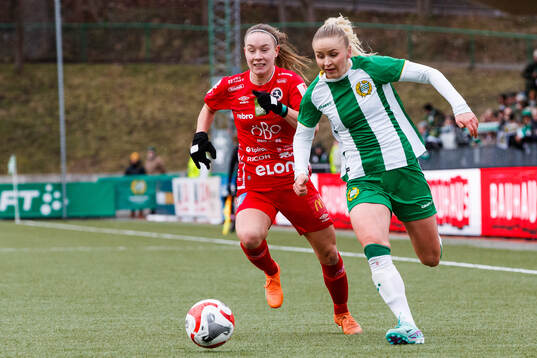 Örebros Amanda Altheden och Hammarbys Anna Jøsendal