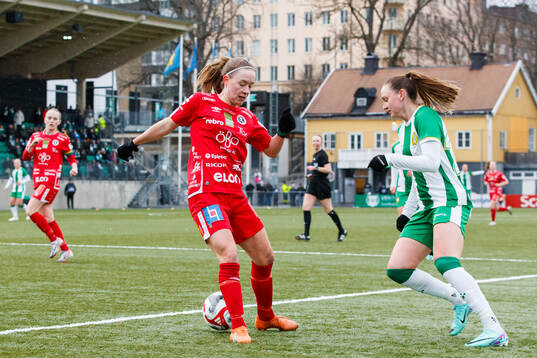 Örebros Amanda Altheden och Hammarbys Vilde Hasund