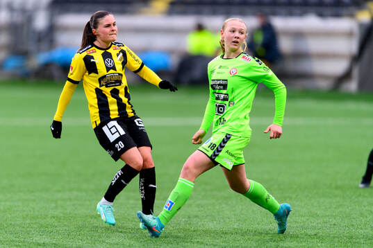 Häckens Hanna Wijk och Kristianstads Filippa Andersson