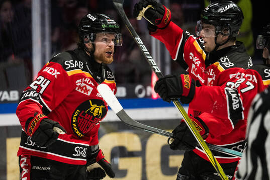 Luleås Brendan Shinnimin jublar