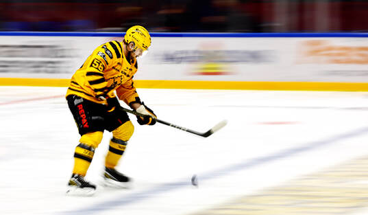 Skellefteås Anton Olsson före kvartsfinal tre i SHL