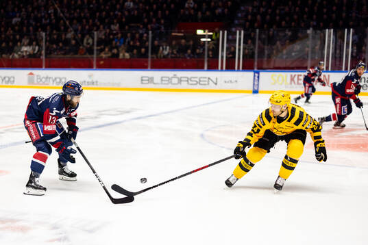 Linköpings Anthony Greco och Skellefteås Oscar Lindberg