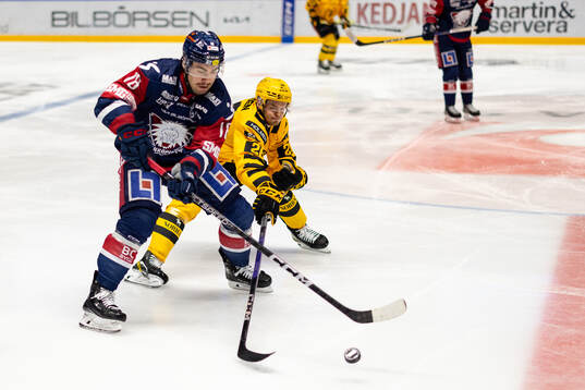 Linköpings Remi Elie och Skellefteås Simon Robertsson