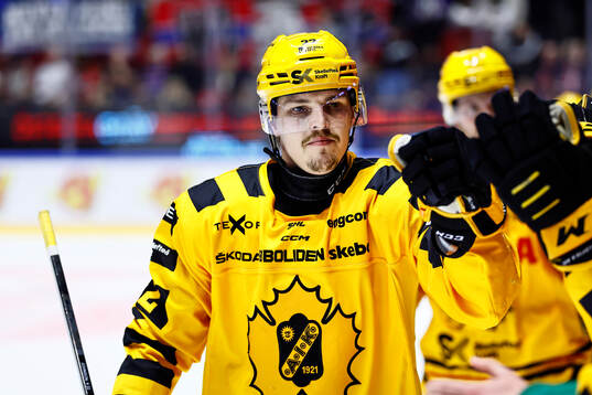 Skellefteås Jonathan Johnson jublar