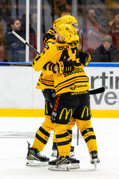 Skellefteås spelare jublar