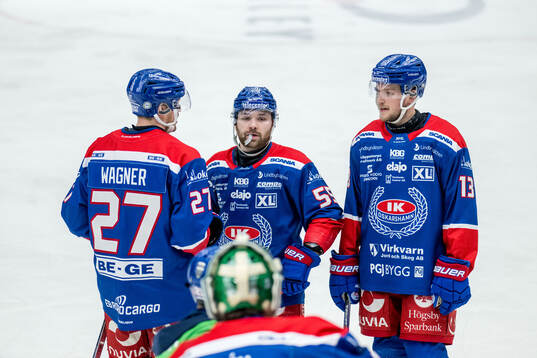 Oskarshamns Austin Wagner, David Quenneville och Rasmus