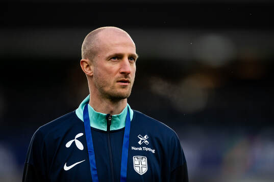 Brede Hangeland, player manager of Norway, ahead of the international friendly football match between Norway and Slovakia on March 26, 2024 in Oslo. 