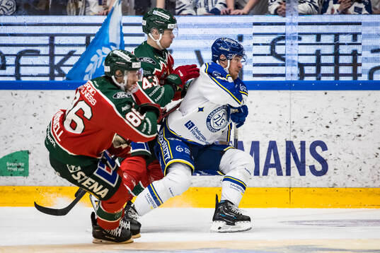 Frölundas Tom Nilsson och Leksands Carter Ashton