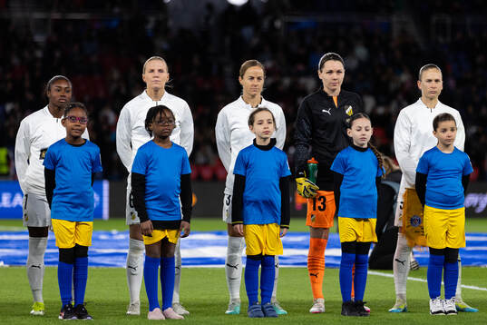 Monica Jusu Bah, Josefine Rybrink, Aivi Luik, goalkeeper