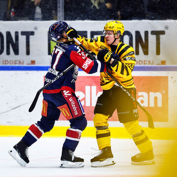 Linköpings Jesper Pettersson och Skellefteås Zeb
