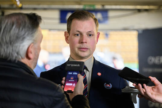 Oskarshamns tränare Martin Filander