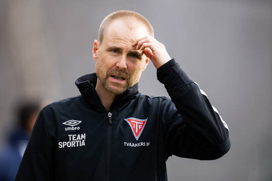 Tvååkers IFs tränare Pierre Krantz