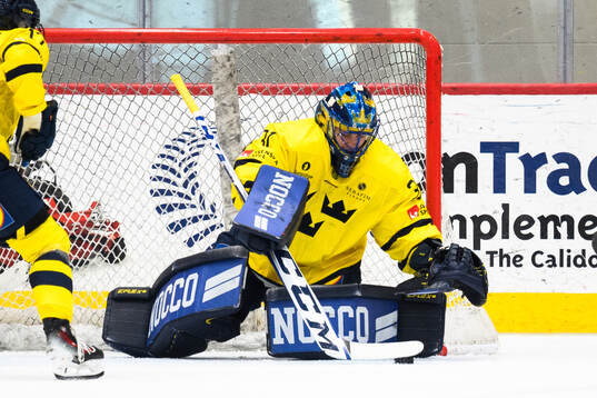 Goaltender Ida Boman of Sweden