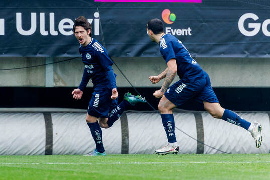 under fotbollsmatchen i Superettan mellan Örgryte och Utsikten den 30 mars 2024 i Göteborg. 