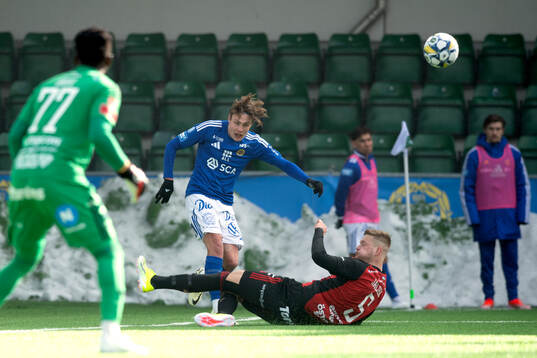 GIF Sundsvalls Jesper Carström och Östersunds Kevin Jablinski