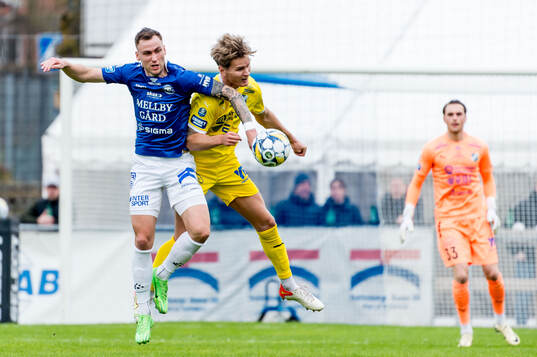 Trelleborgs Filip Bohman och IK Oddevolds Alexander Almqvist