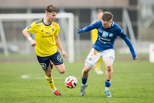 Ängelholms Vilgot Carlsson och Norrby IFs Teo Helge