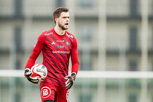 Ängelholms målvakt Robin Streifert