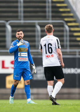 Landskronas målvakt Amr Kaddoura
